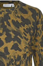 MaNamo Dijon Splodge Fitted Jersey Dress