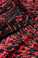 MaNamo Geranium Firework Fitted Jersey Dress