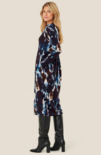 MaNamo Maritime Blue Fitted Jersey Dress