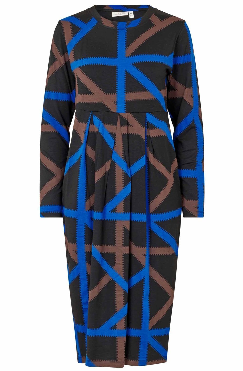 MaNamo Surf The Web Ribbon Fitted Jersey Dress