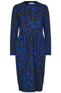 MaNamo Surf The Web Splodge Fitted Jersey Dress