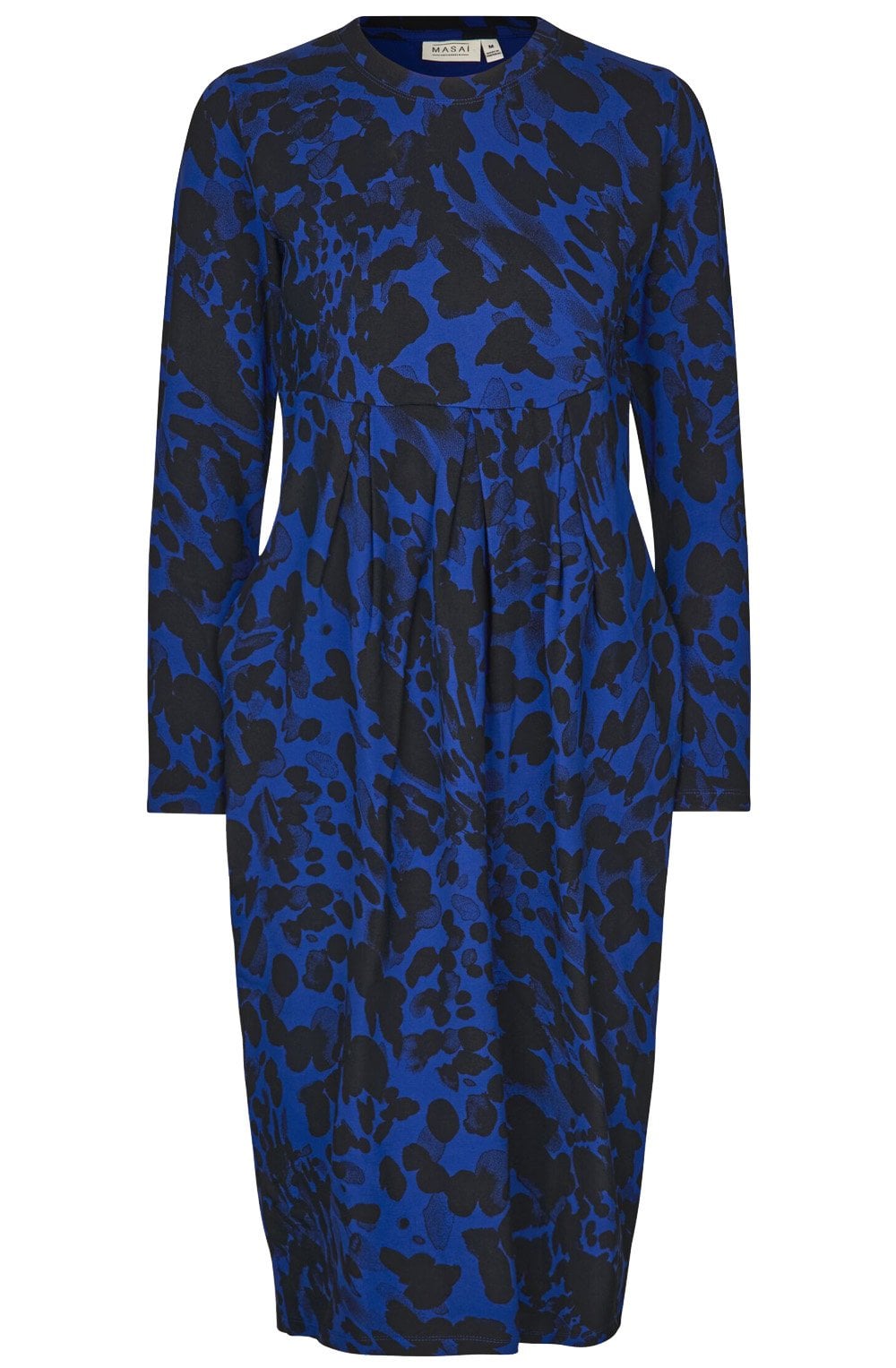 MaNamo Surf The Web Splodge Fitted Jersey Dress