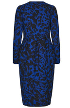 MaNamo Surf The Web Splodge Fitted Jersey Dress