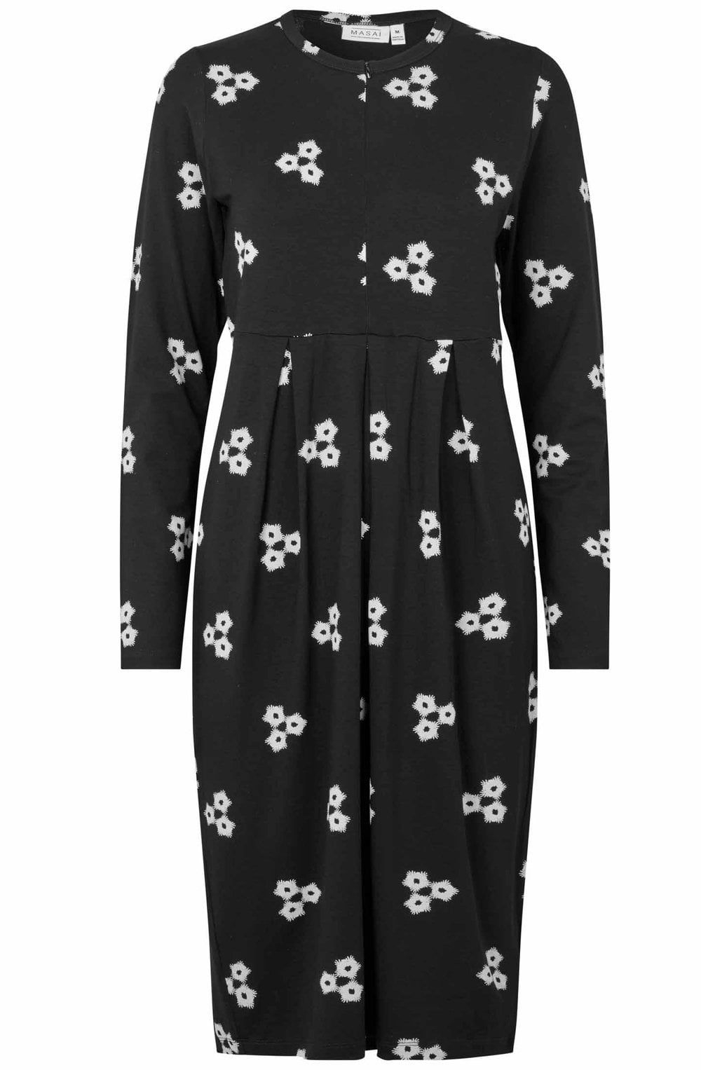 MaNamoli Black and cream Jersey Dress