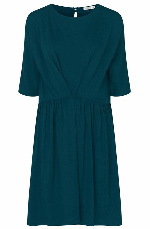 MaNarail Reflecting Pond Button Jersey dress