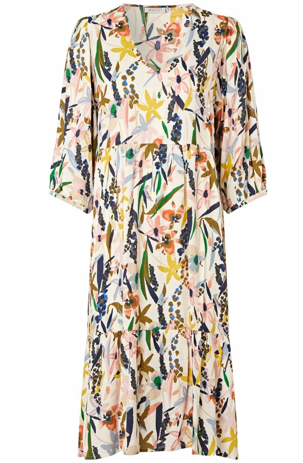 MaNette Whitecap Floral Dress