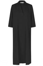 MaNikeeta Black Linen Dress