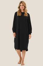 MaNinen Black Jersey Sweater Dress