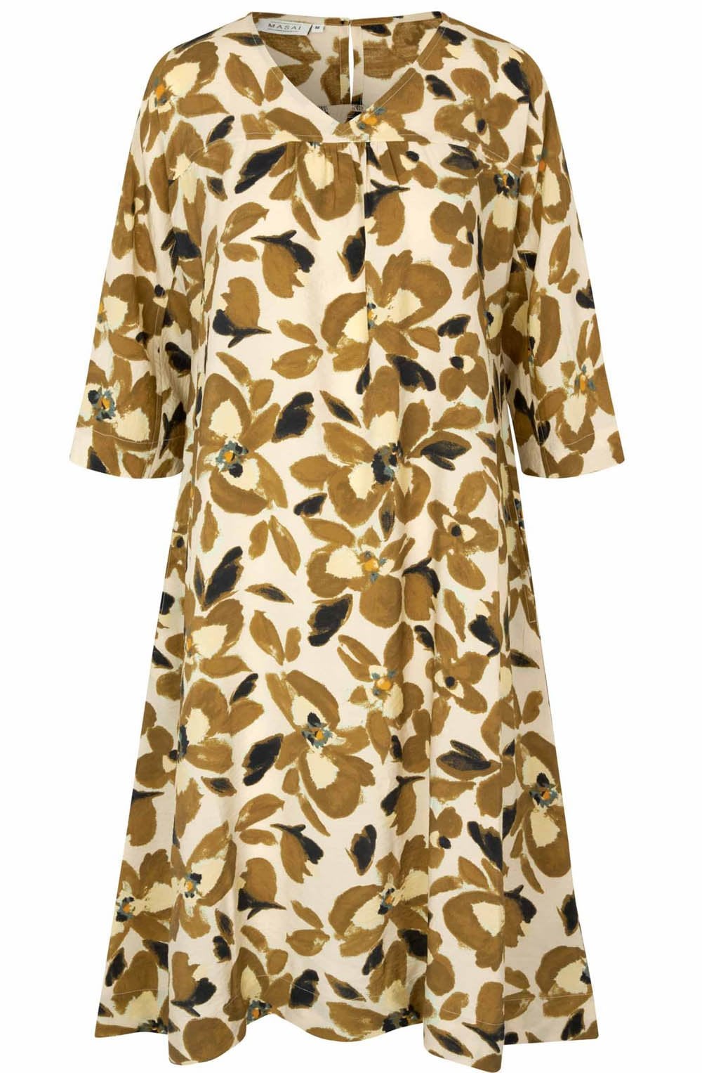 MaNingura Dull Gold Dress