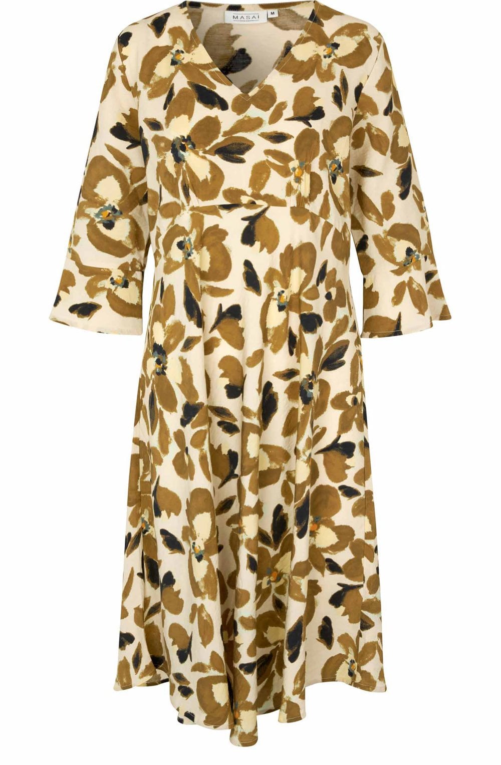 MaNita Dull Gold Empire Line Dress