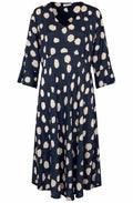MaNita Maritime Blue Empire Line Dress