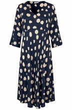 MaNita Maritime Blue Empire Line Dress