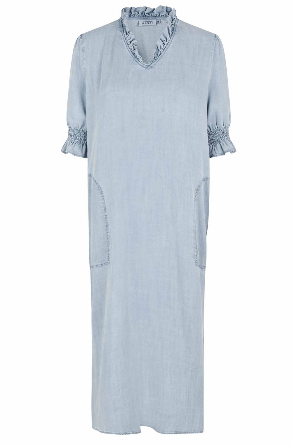 MaNydelana Light Denim Dress