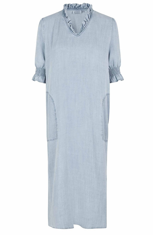 MaNydelana Light Denim Dress