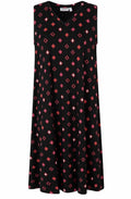 MaOfina Earth Red Jersey Dress