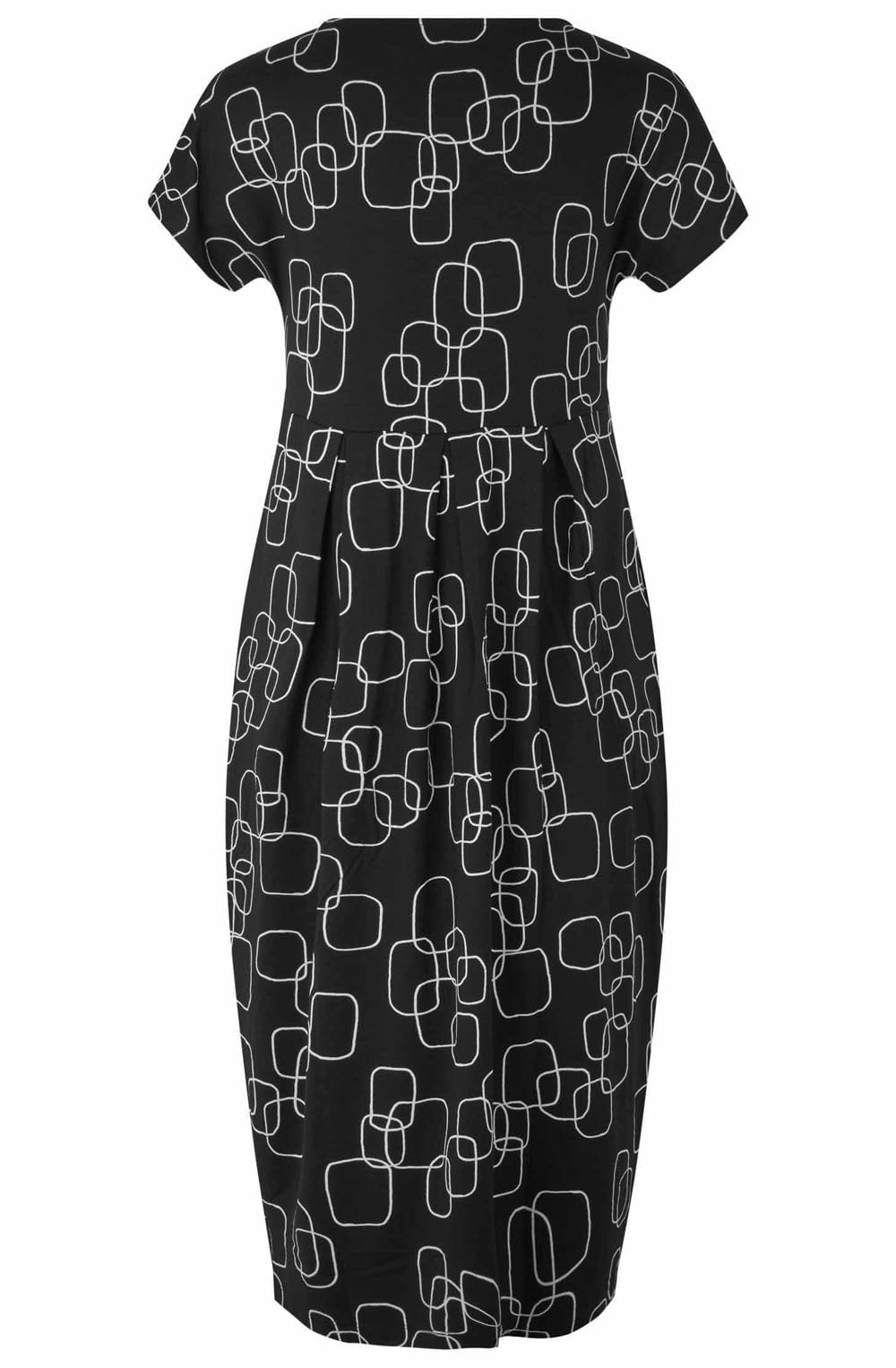 MaOlnia Black Patterned Dress