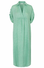 MaOrsola Green Spruce Linen Dress