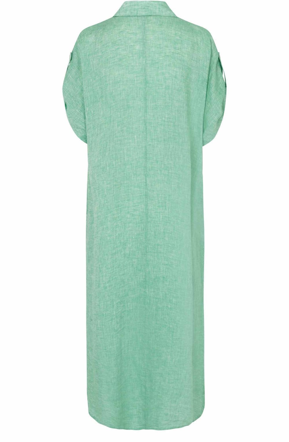 MaOrsola Green Spruce Linen Dress