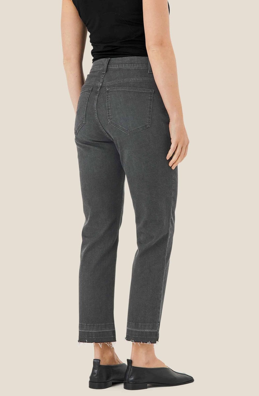 MaPadalli Distressed Black Jeans