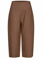 MaPallas Chestnut Linen Trousers