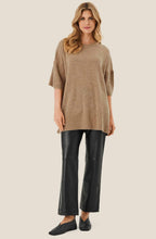 MaPanadi Black Leather Look Trousers
