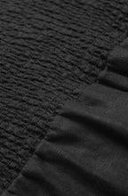 MaPenna Black Linen Ankle Length Trousers