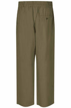 MaPerli Dusky Green Linen Wide Leg Trousers