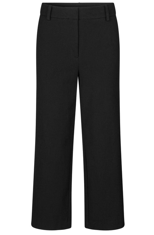 MaPetia Black Cropped Trousers