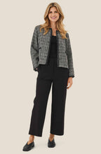 MaPetia Black Cropped Trousers