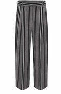 MaPiedad Black and Grey Wide Leg Trousers