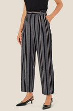 MaPiedad Black and Grey Wide Leg Trousers