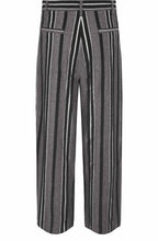 MaPiedad Black and Grey Wide Leg Trousers