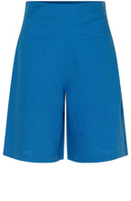 MaPinja Navy Peony Linen Shorts