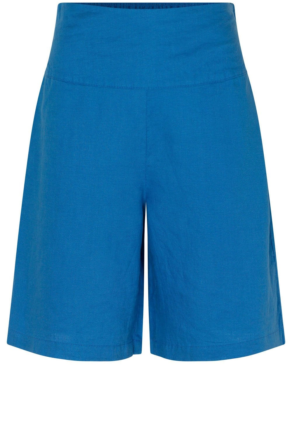 MaPinja Navy Peony Linen Shorts