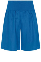 MaPinja Navy Peony Linen Shorts