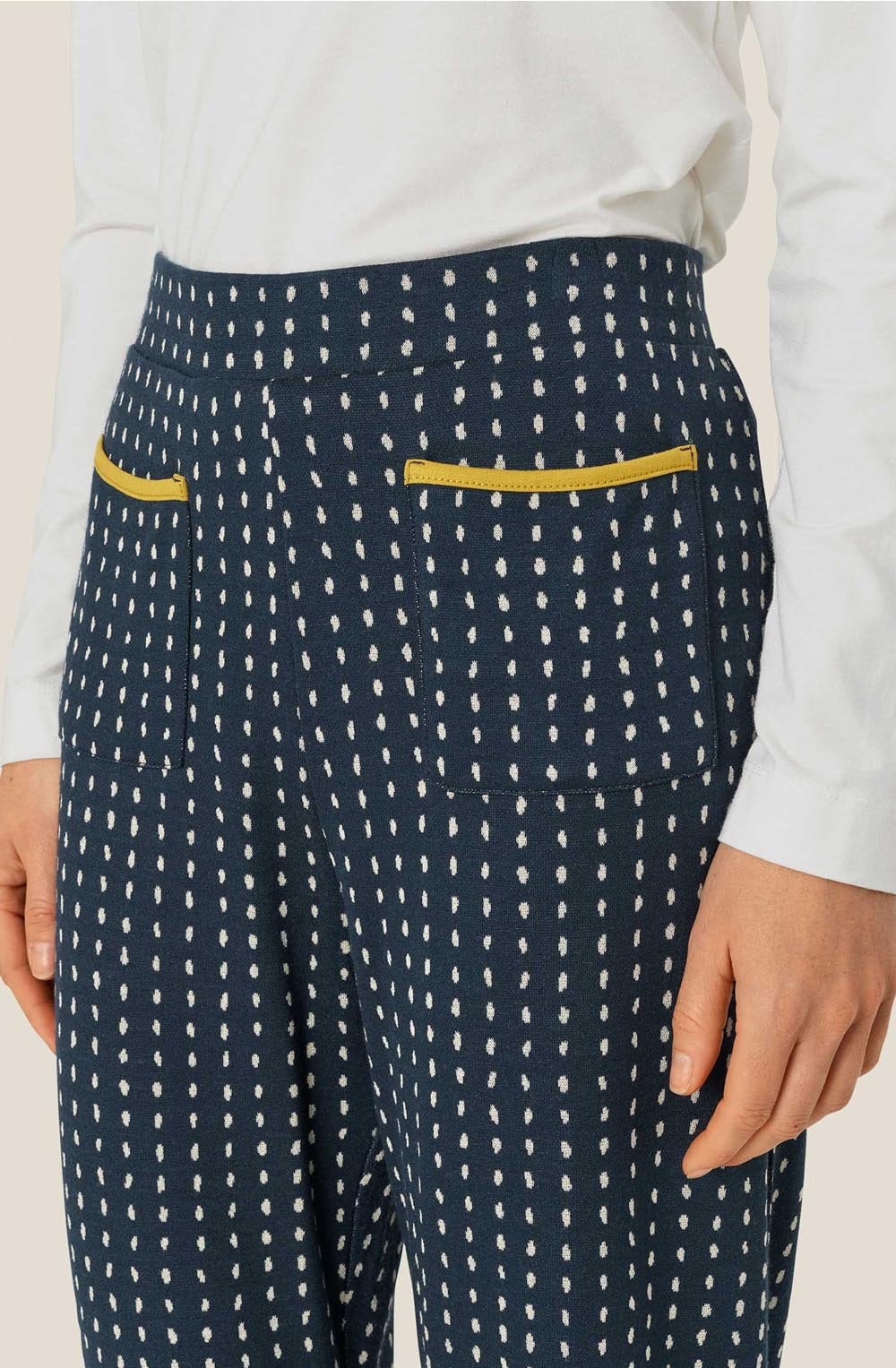 MaPriyanka Mood Indigo Jersey Trousers