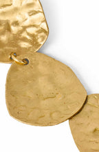 MaReesel Gold Hammered Earrings