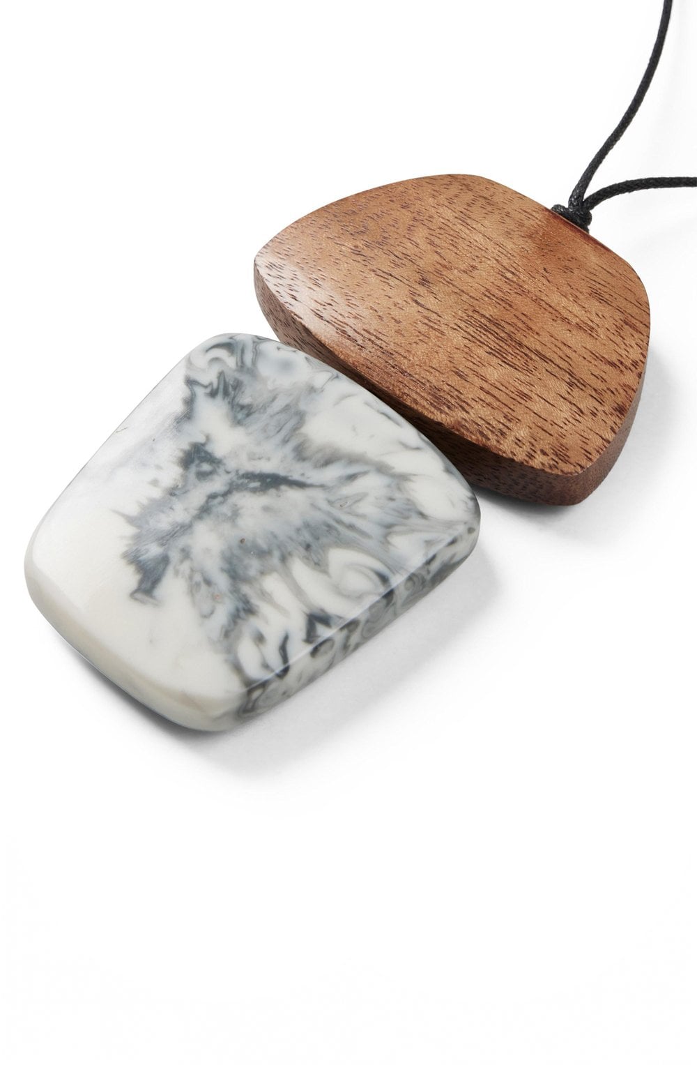 MaReni Light Grey Melange Statement Necklace