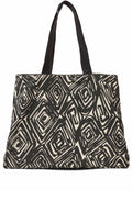 MaRese Black Graphic Print Bag