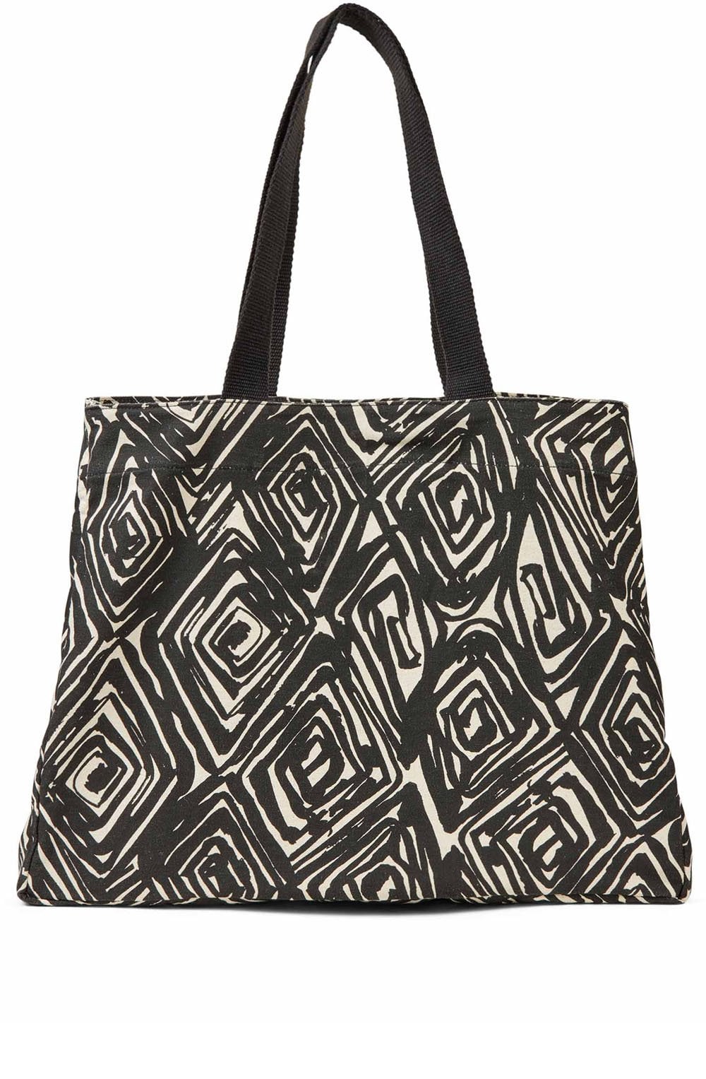 MaRese Black Graphic Print Bag