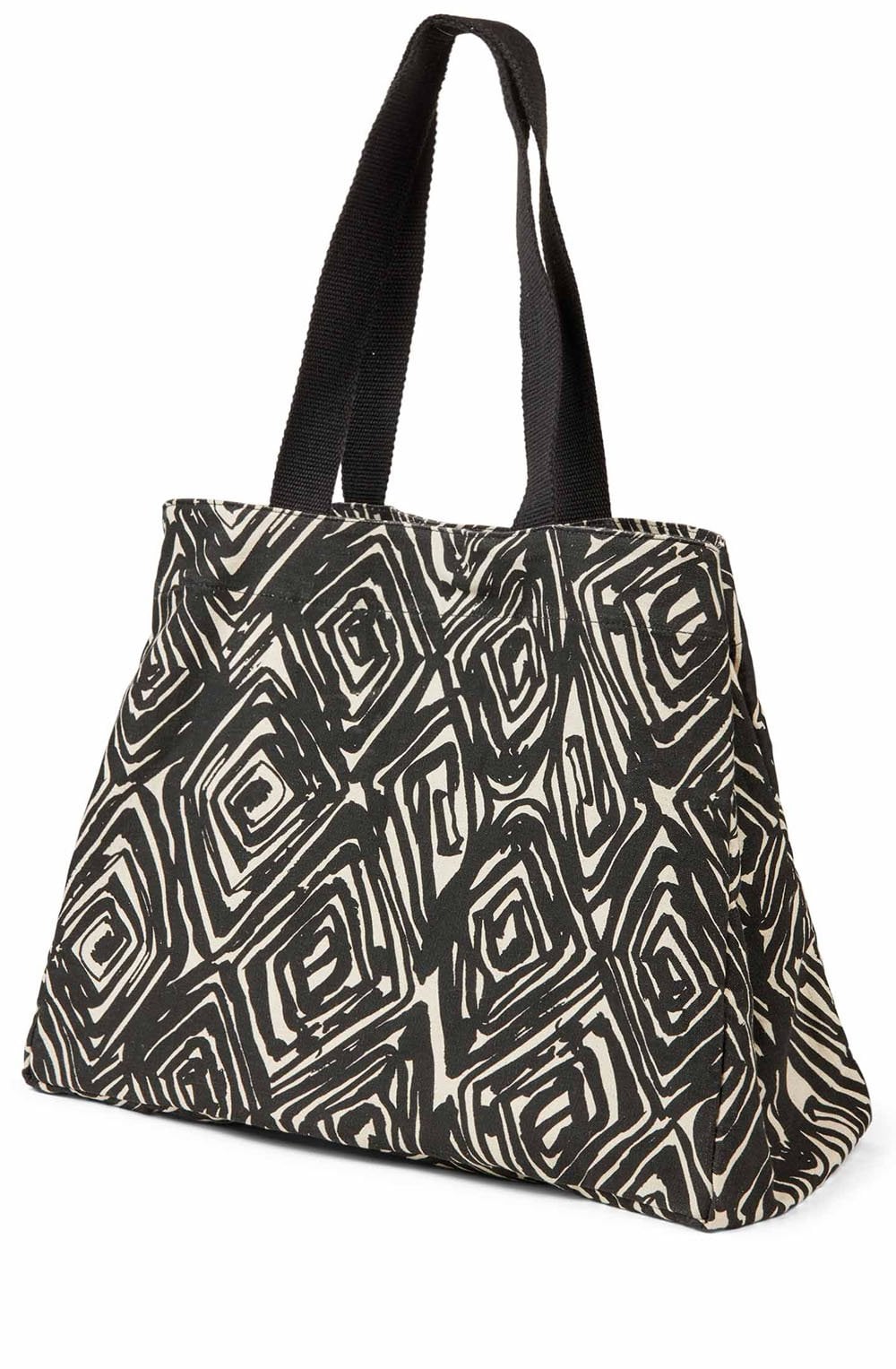 MaRese Black Graphic Print Bag
