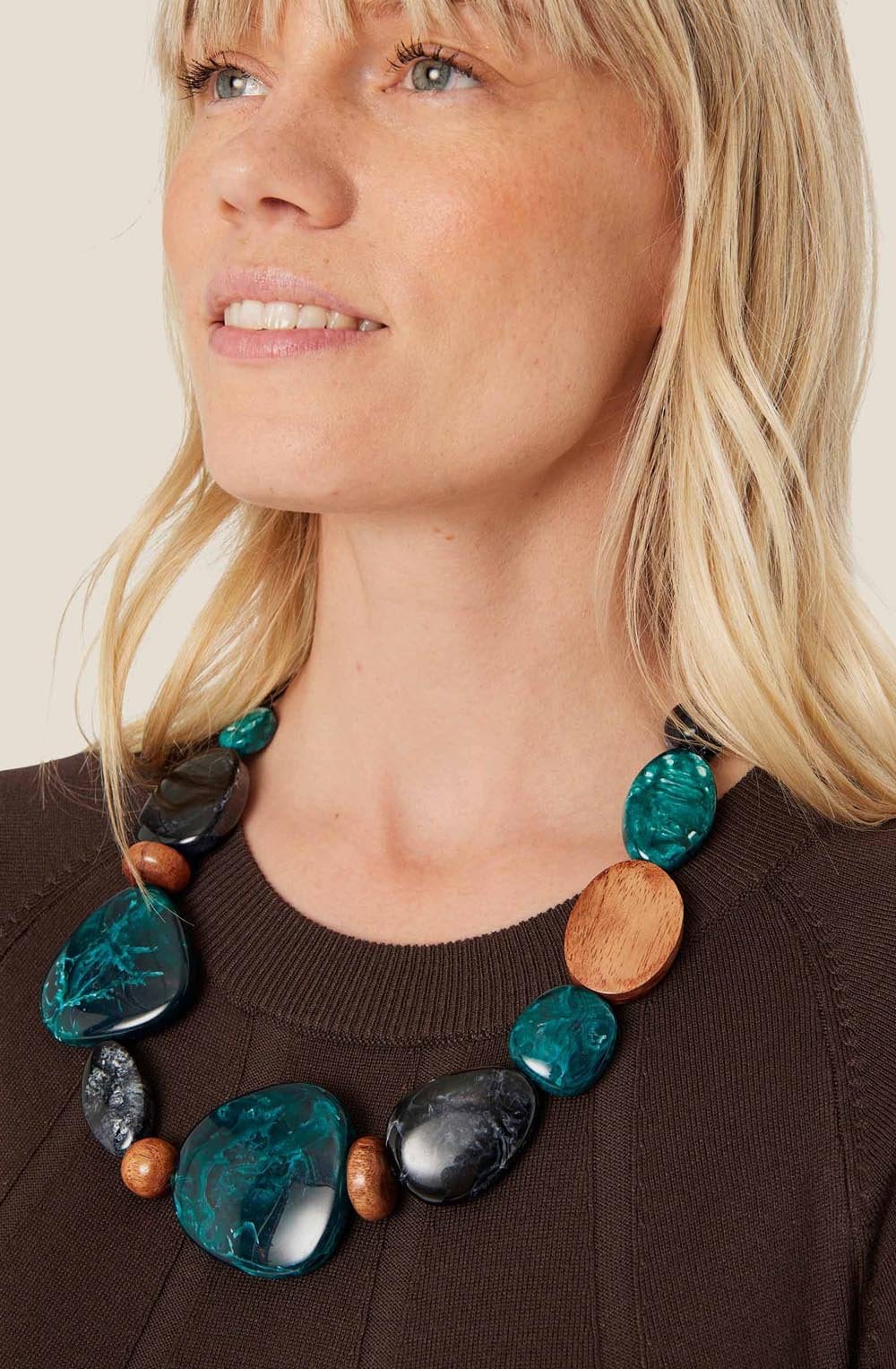 MaRhiannon Teal Necklace