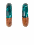 MaRhodes Teal Earrings