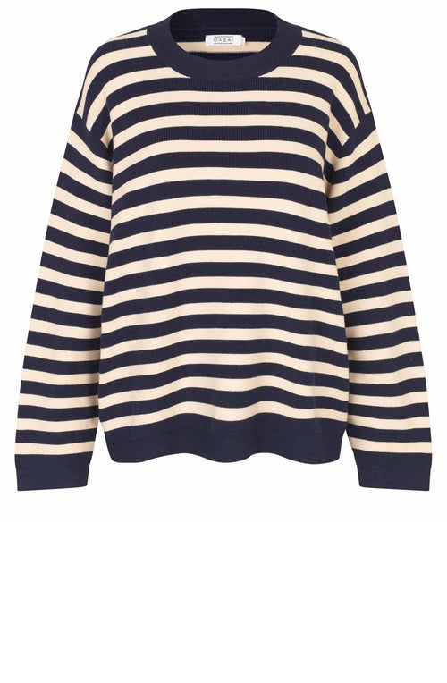Maritime Blue Striped Fulvia Jumper