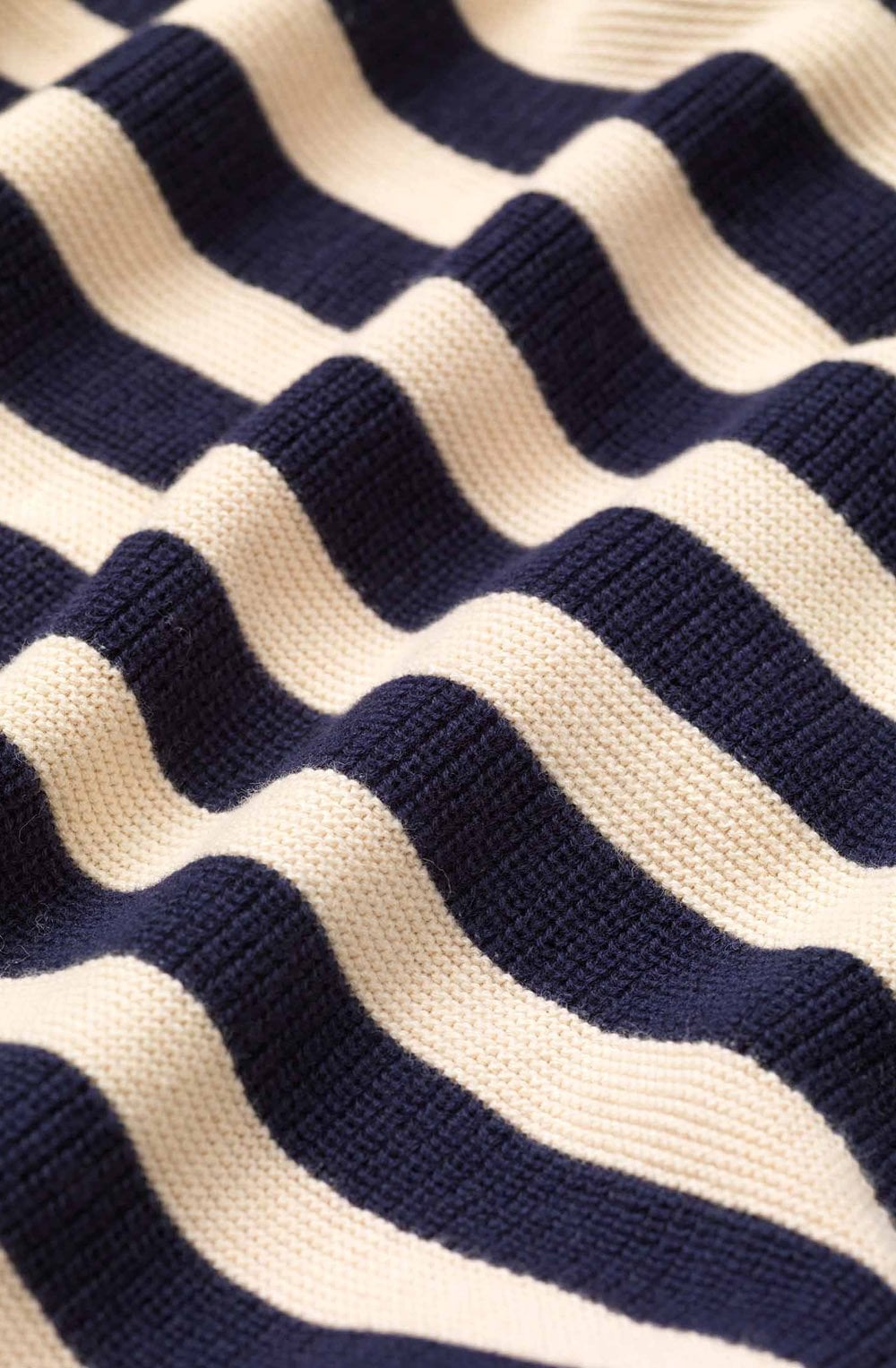Maritime Blue Striped Lavender Cardigan