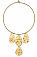 MaRosemary Hammered Gold Necklace