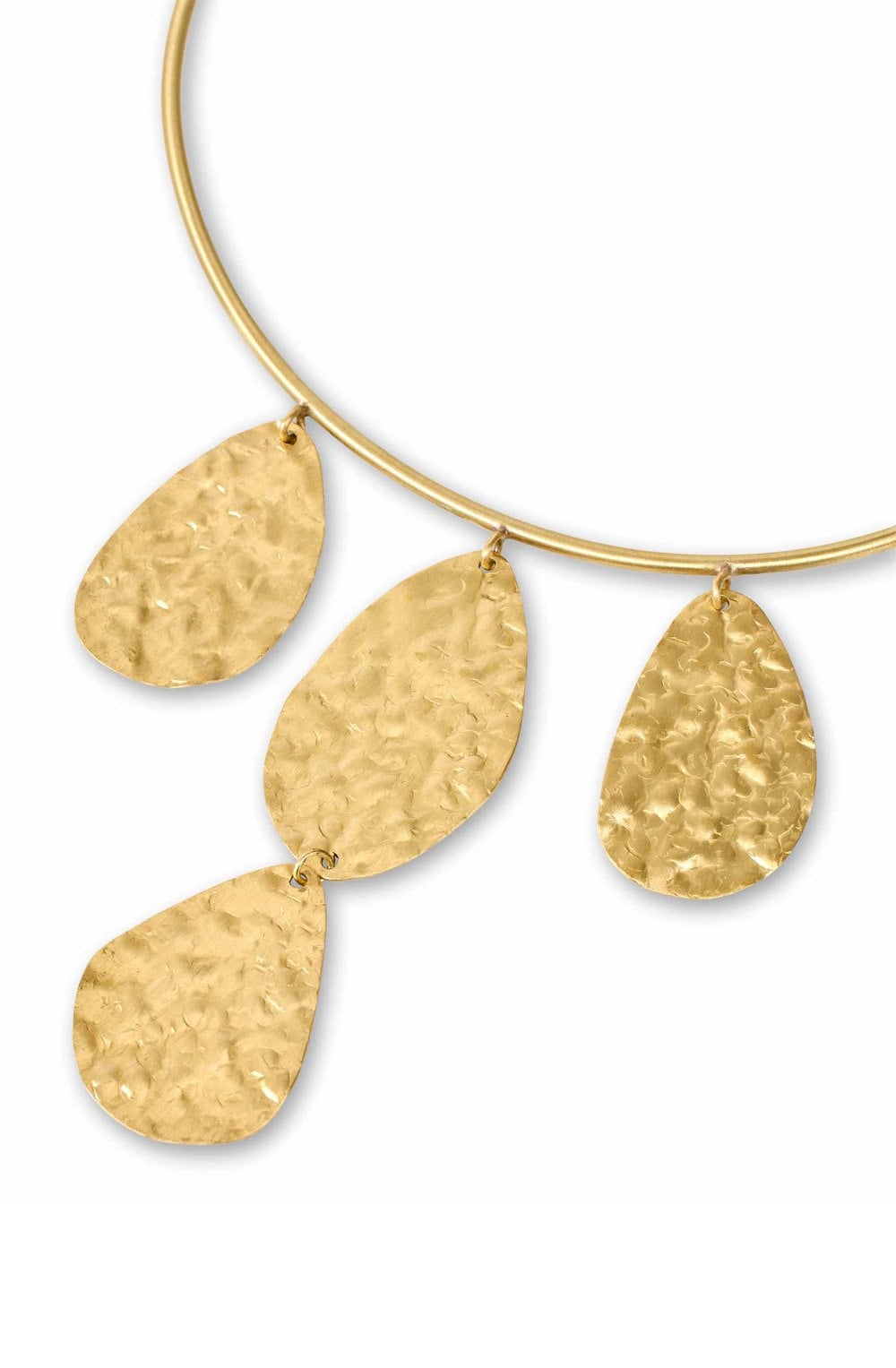 MaRosemary Hammered Gold Necklace