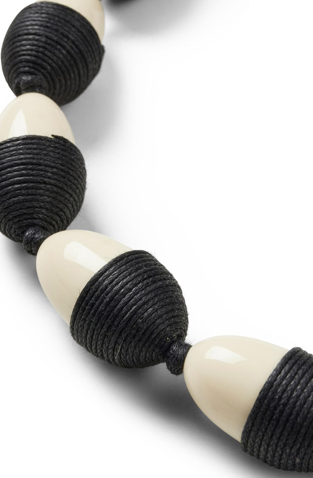 MaRumas Black and Cream Statement Necklace