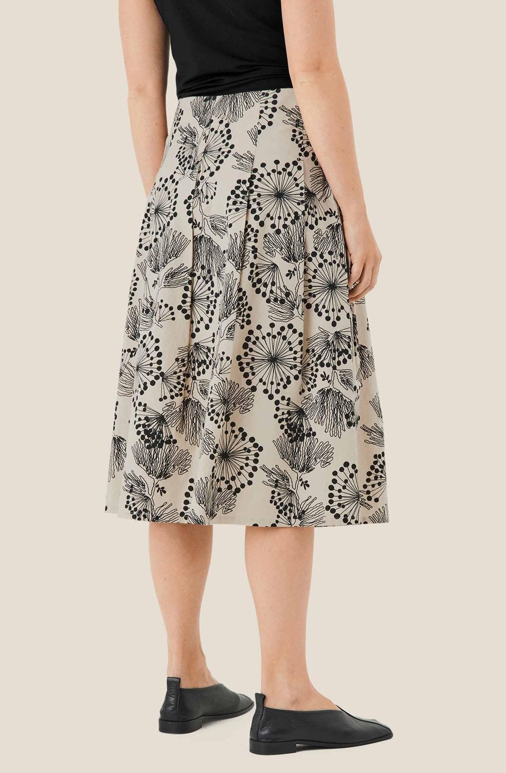 MaSabin Fog Floral Skirt