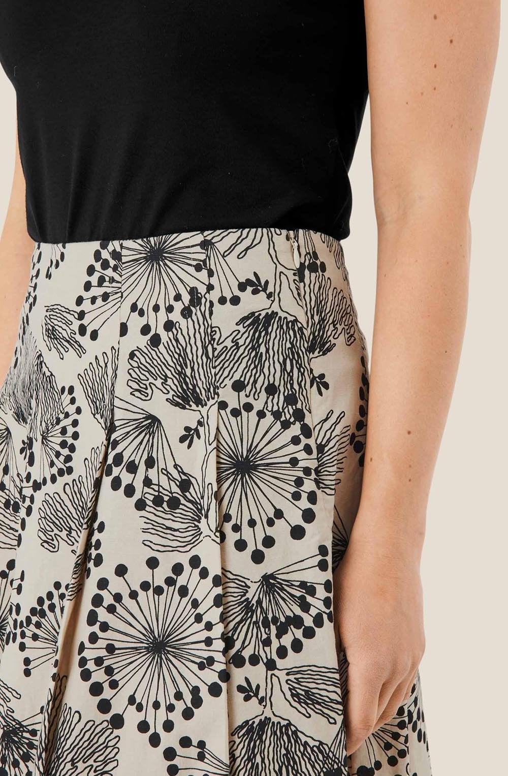 MaSabin Fog Floral Skirt